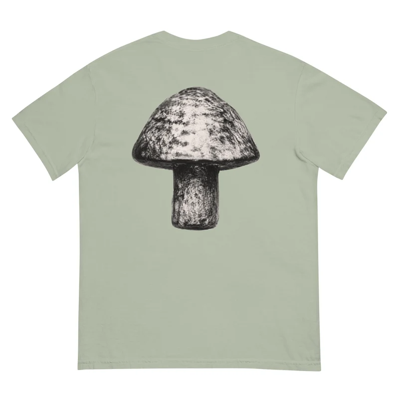 Moxi Sketchy Mushroom Unisex garment-dyed heavyweight t-shirt