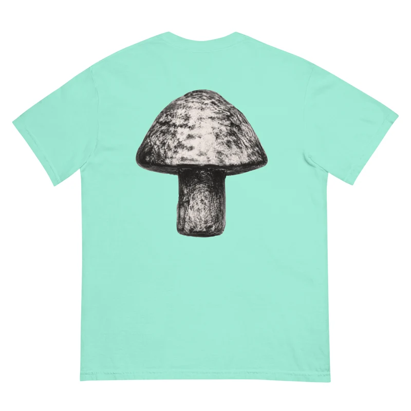 Moxi Sketchy Mushroom Unisex garment-dyed heavyweight t-shirt