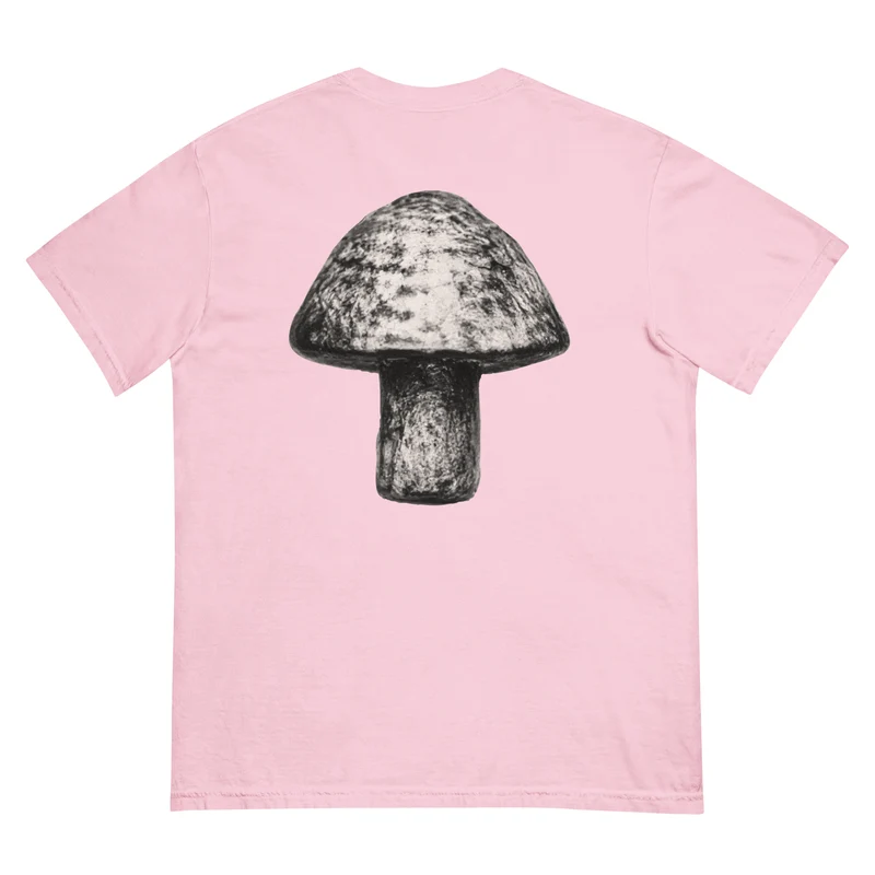 Moxi Sketchy Mushroom Unisex garment-dyed heavyweight t-shirt