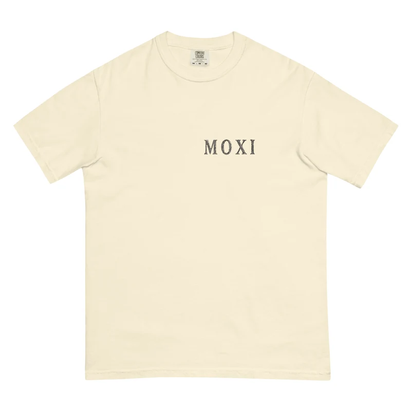 Moxi Sketchy Mushroom Unisex garment-dyed heavyweight t-shirt