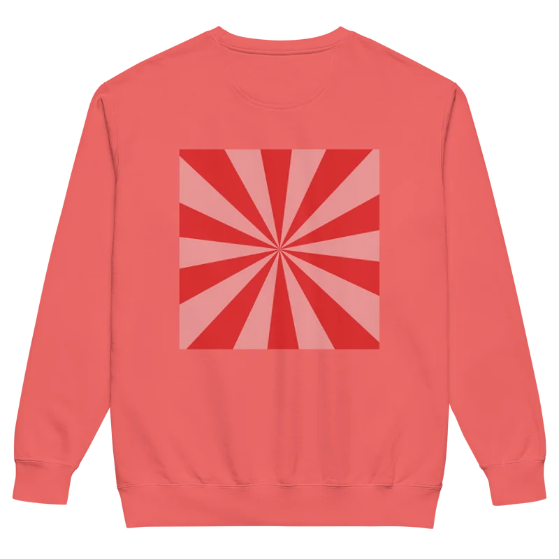Moxi Sunburst Unisex garment-dyed sweatshirt