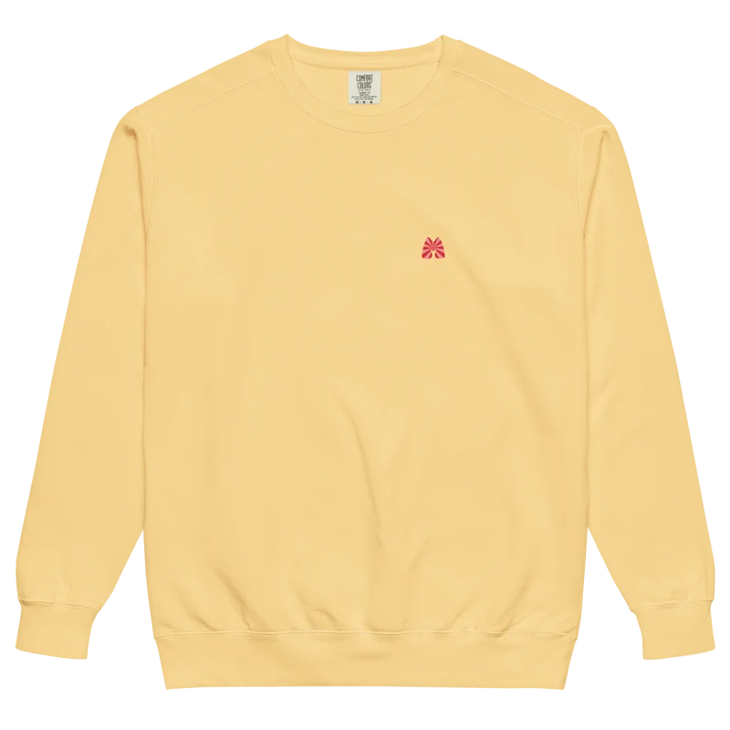 Moxi Sunburst Unisex garment-dyed sweatshirt