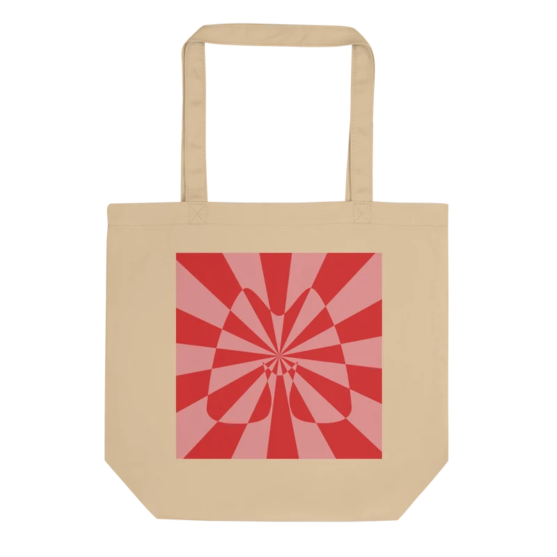 Moxi Sunburst Mushroom Tote Bag