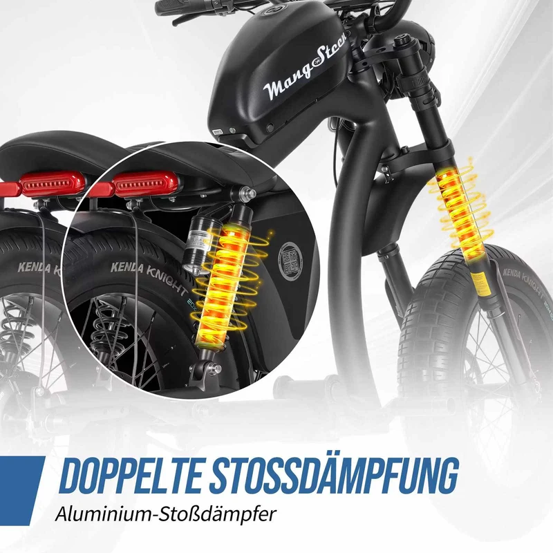 Mangosteen FT02 Chopper E-Bike EEC 48V 22.5Ah – For Sale in Switzerland