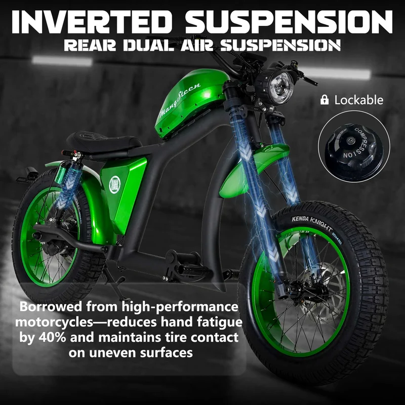 Street Legal Electric Bike Mangosteen FT02 1000w 45km/h EEC COC CE