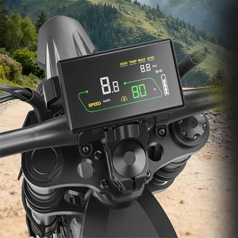 50MPH Fast Electric Dirt Bike Bibuff GT600 72V 7500W 30AH for Sale
