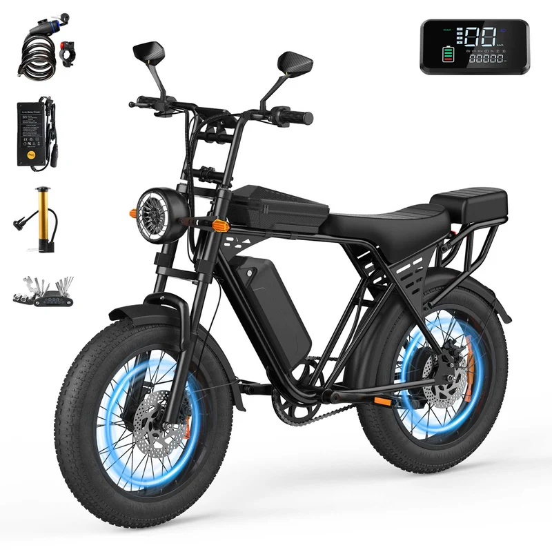 20" Fat Tire Electric Bike | 48V 15Ah | NFC Start | 25-45KM/H for Sale