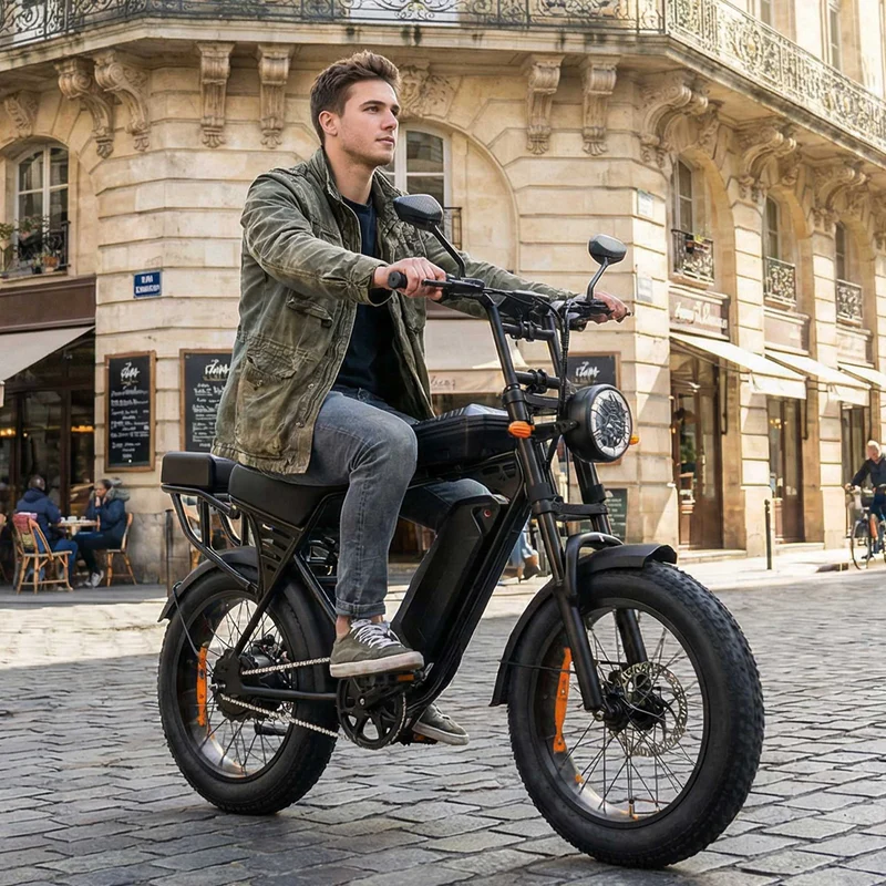 20" Fat Tire Electric Bike | 48V 15Ah | NFC Start | 25-45KM/H for Sale