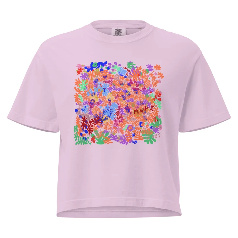 Bent Weird Boxy Crop Top