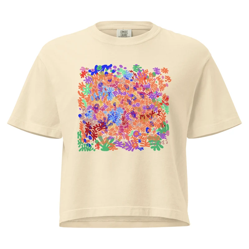 Bent Weird Boxy Crop Top