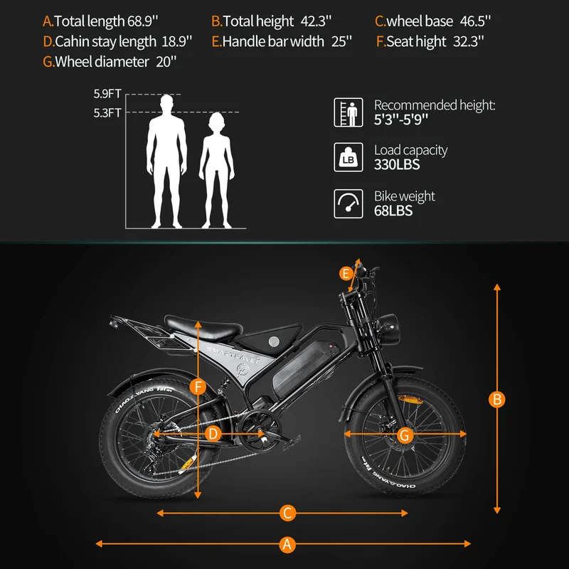e-Bike for Commuters: 48V 15.5 MPH Long-Range for Sale