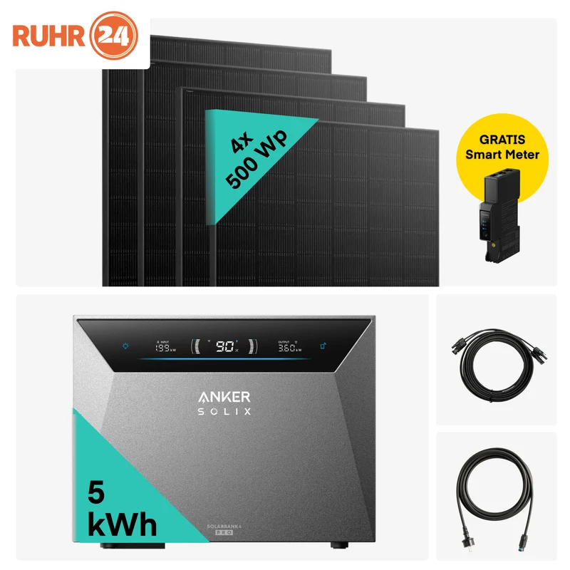 Ruhr24 Deal: Yuma x Anker – 2000W Balkonkraftwerk mit SOLIX Solarbank 4 PRO