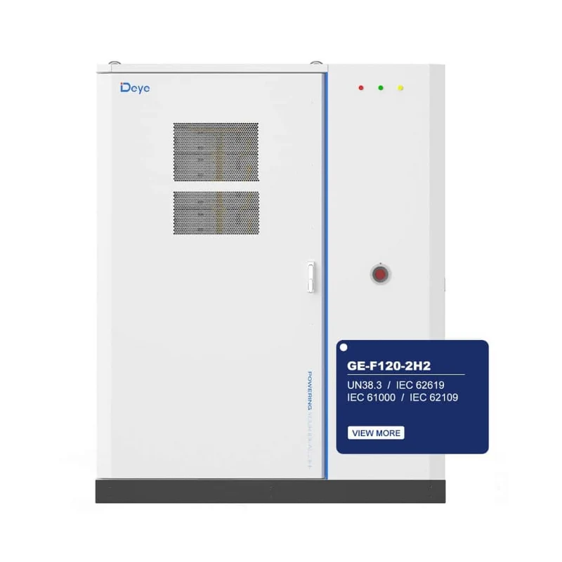 120 kWh Deye Hochvolt Batteriespeicher GE-F120-2H2 All-in-One mit 50 kW Hybridwechselrichter