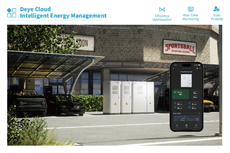 120 kWh Deye Hochvolt Batteriespeicher GE-F120-2H2 All-in-One mit 50 kW Hybridwechselrichter