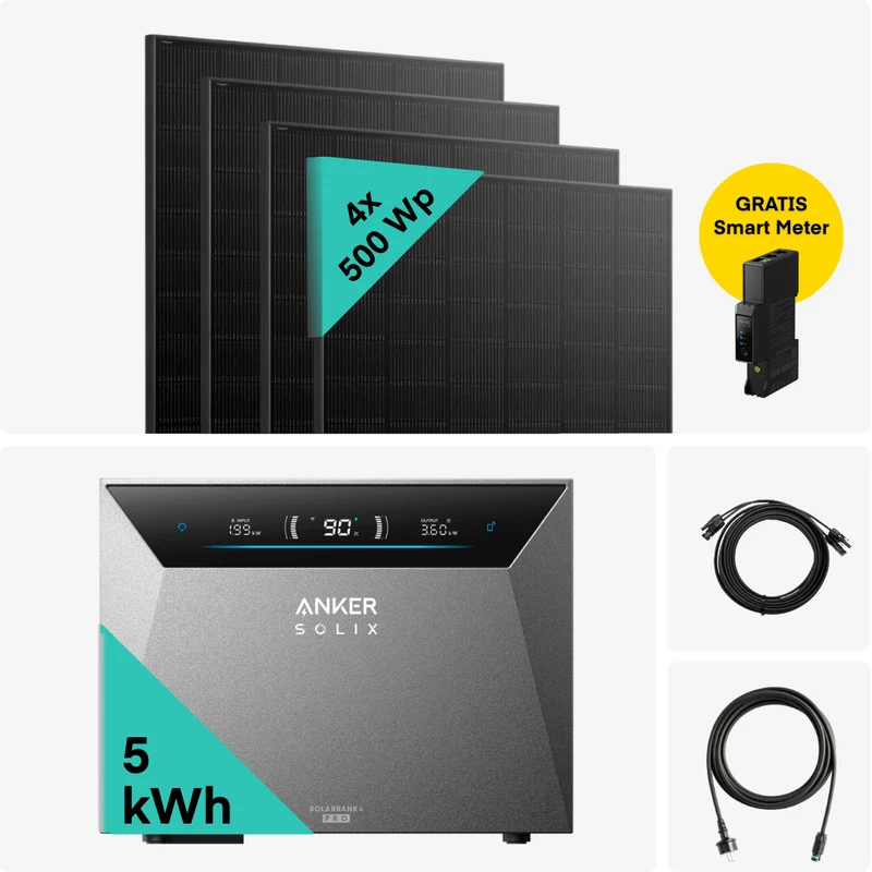 Yuma x Anker Deal - 2000W Balkonkraftwerk mit SOLIX Solarbank 4 PRO