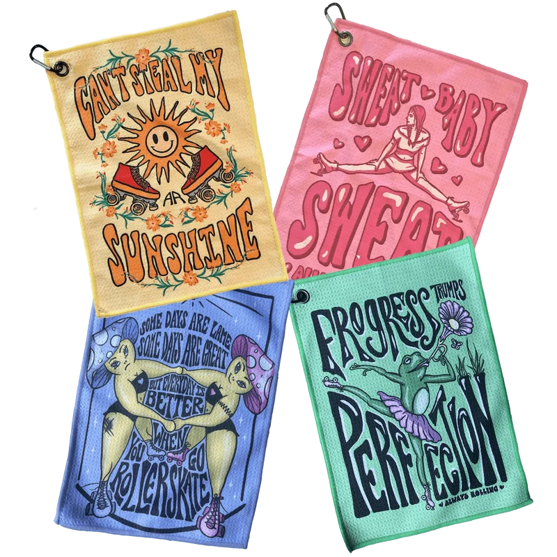 Always Rolling - Sweat Towels with Carabiner