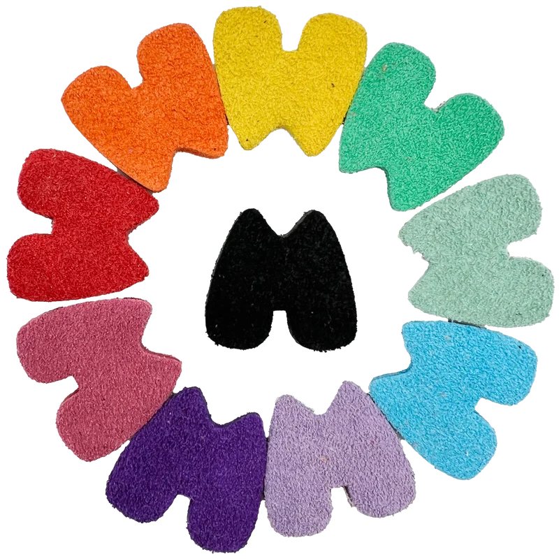 Moxi "M" cut outs - Random