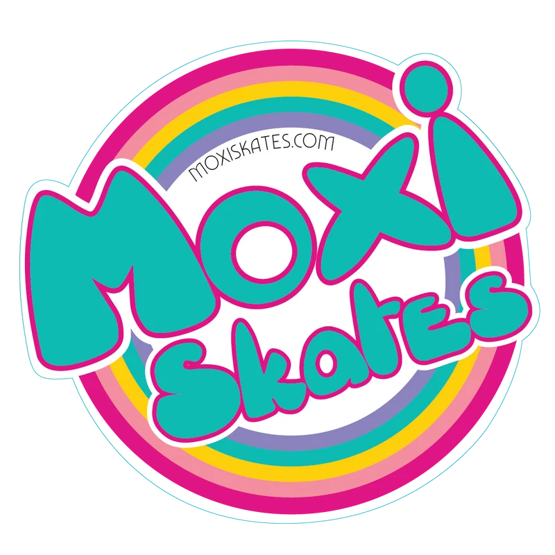 Moxi Rainbow Sticker (3", Vinyl)