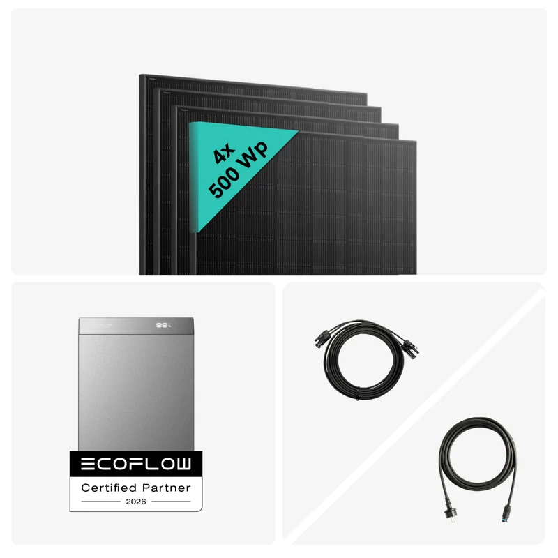 Yuma x EcoFlow - 2000W Balkonkraftwerk mit STREAM 5000 (Mivo)