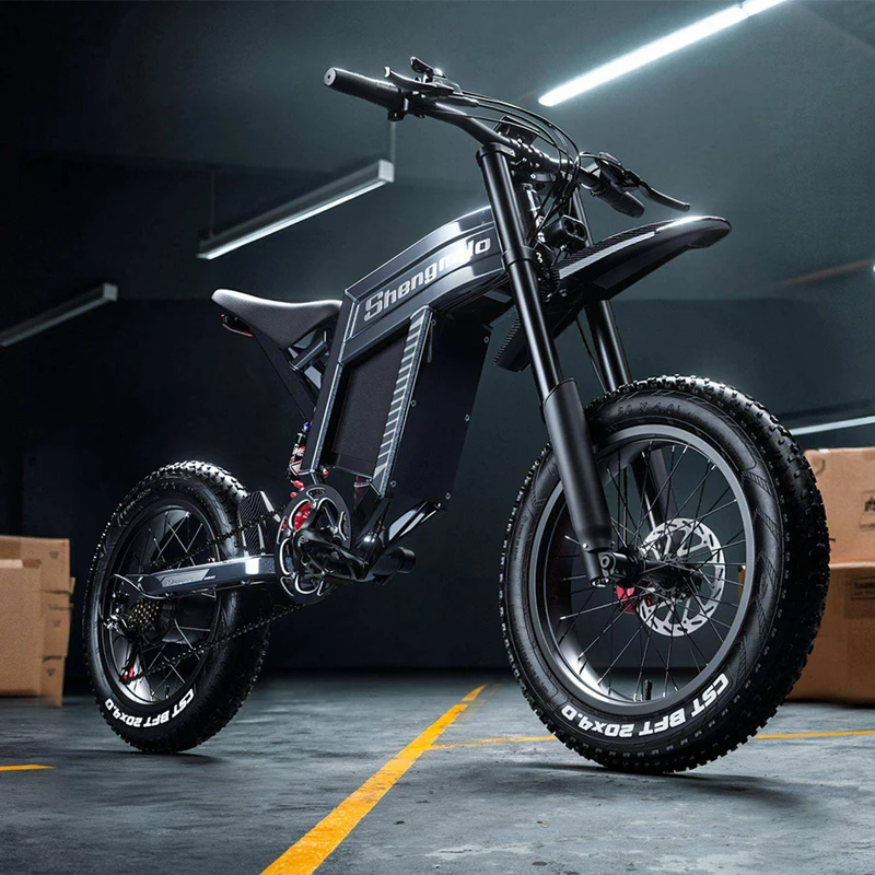 Electric Dirt Bike 45-65 KM/H Speed 60V 30A 110KM Long Range