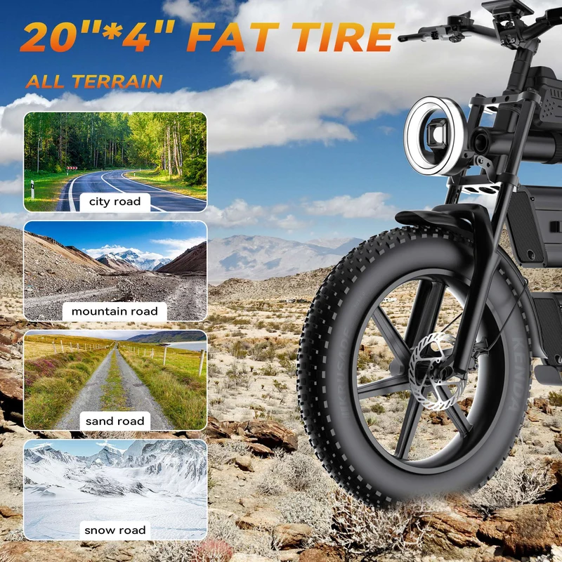 Electric Dirt Bike 40mph 93 Miles Long Range RONZLLA e20 plus