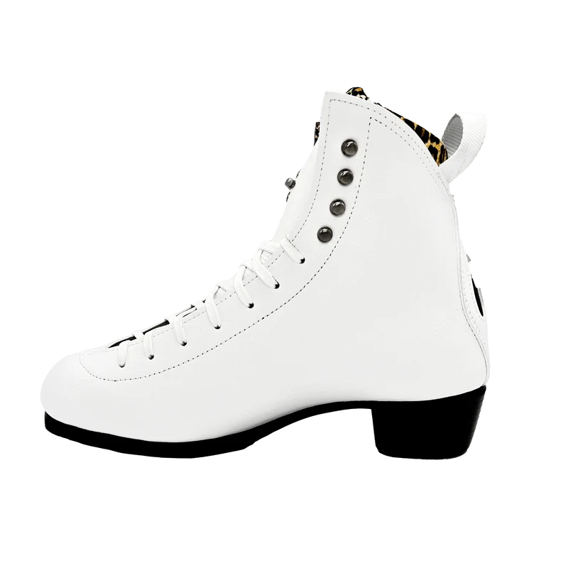 Jack 1 - Vegan White (Boot Only, Leopard Lining)