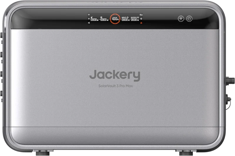 2,5kW / 2,52kWh · Jackery SolarVault 3 Pro Max · Balkonkraftwerk Solar-Speicher mit integriertem Mikro-Wechselrichter · 4000W PV Eingang - 4 MPPT · Batterie Portable Power Station