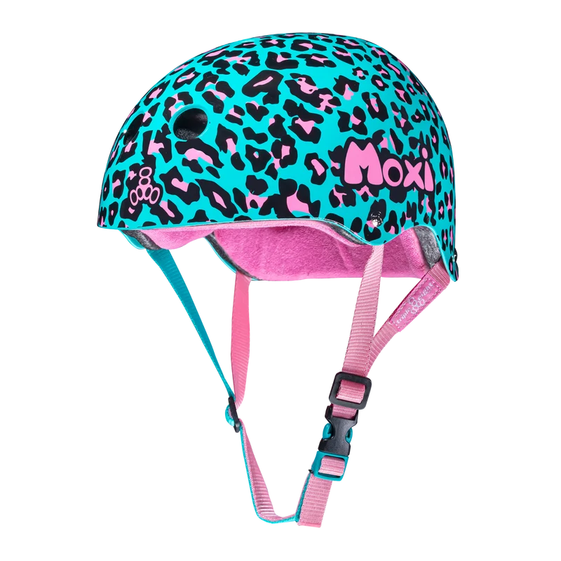 Moxi Helmet - Blue Leopard