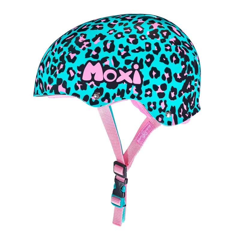 Moxi Helmet - Blue Leopard