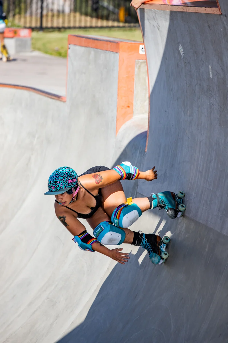 Moxi Helmet - Blue Leopard
