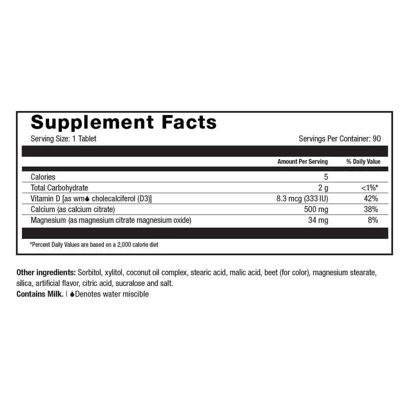 Calcium Chewable PLUS 500
