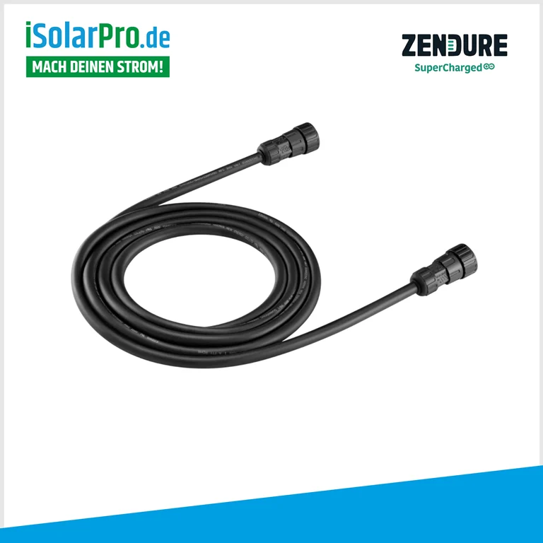 Zendure Batterieverbindungskabel (0,7m) zwischen SolarFlow800 Hybrid-Wechselrichter und Batteriespeichern