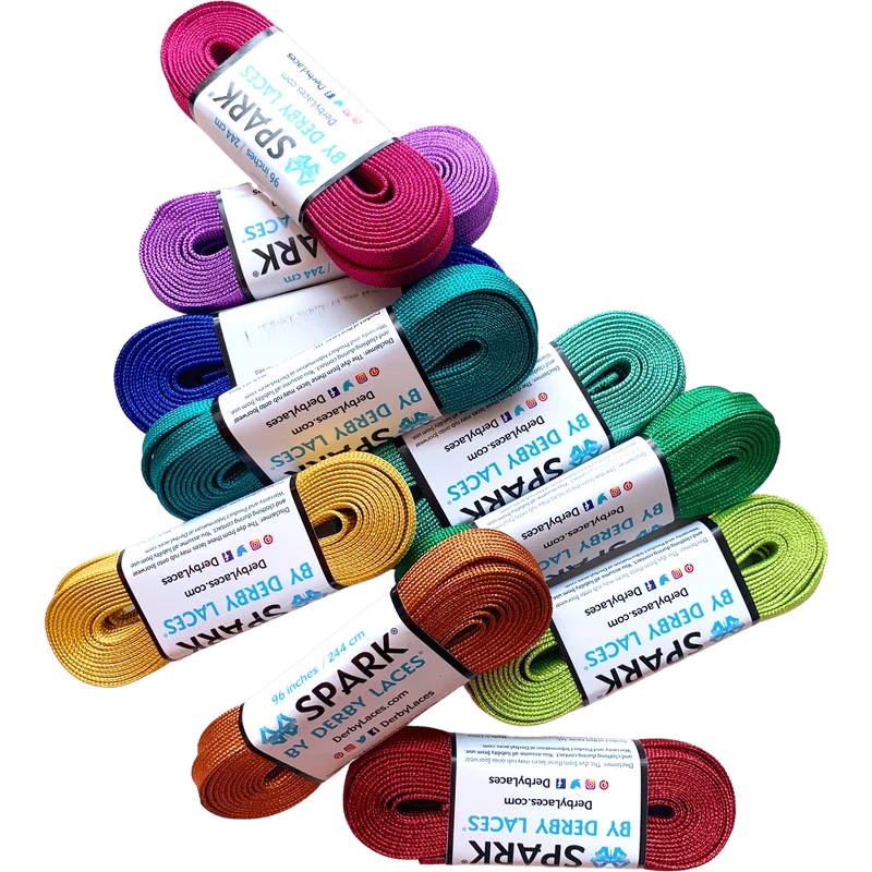 Spark Roller Skate Laces by Derby