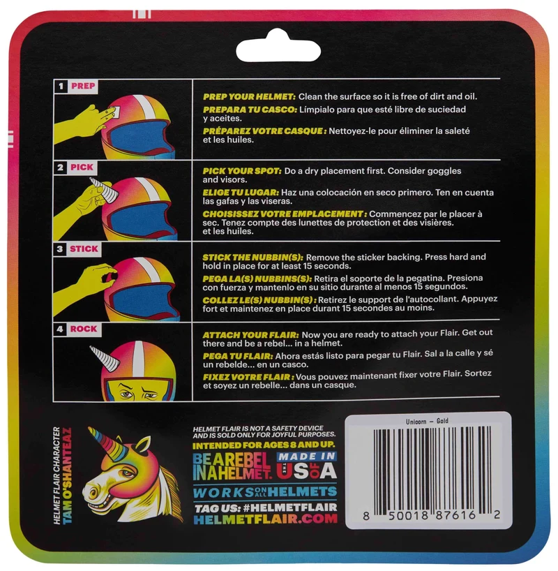 Helmet Flair MagNeatOhz: Unicorn Horn for Helmet