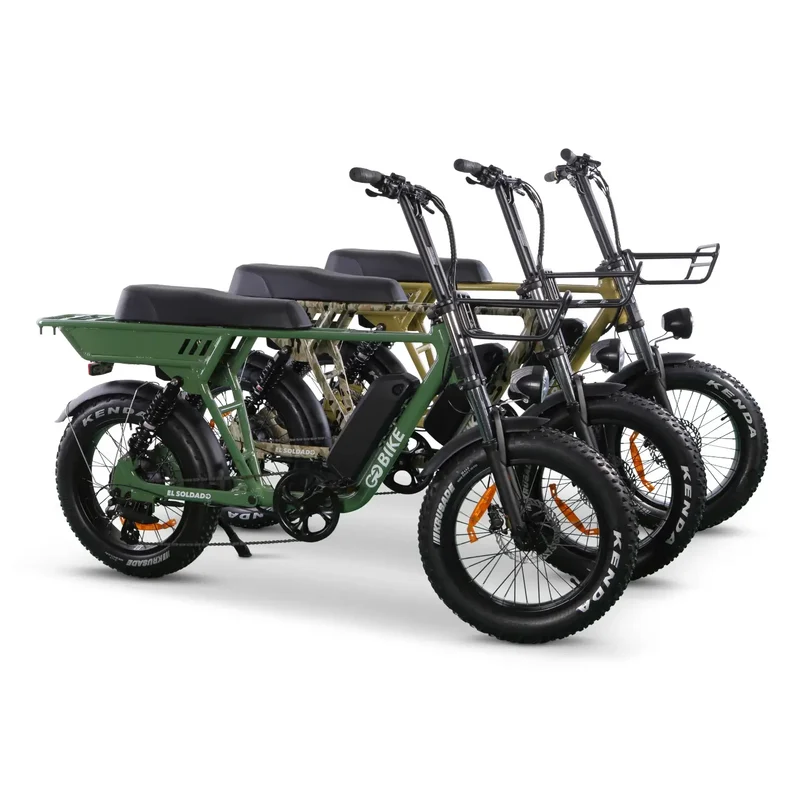 SOLDADO Lightweight 750W Dual-Passenger Electric Bike ElectricGOBIKE