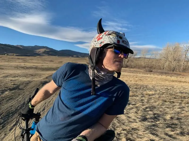 Helmet Flair MagNeatOhz: Large Black Devil Horns for Helmet