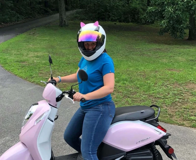 Helmet Flair MagNeatOhz: Cat Ears for Helmet Pink