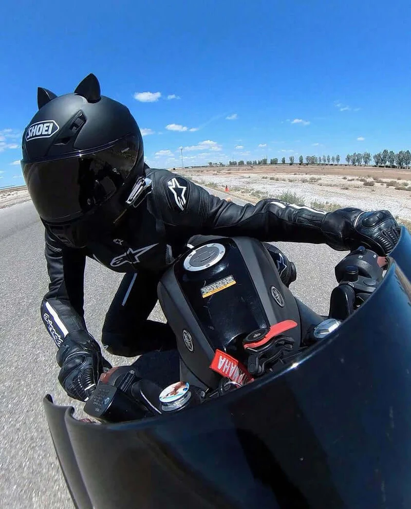 Helmet Flair MagNeatOhz: Cat Ears for Helmet Black