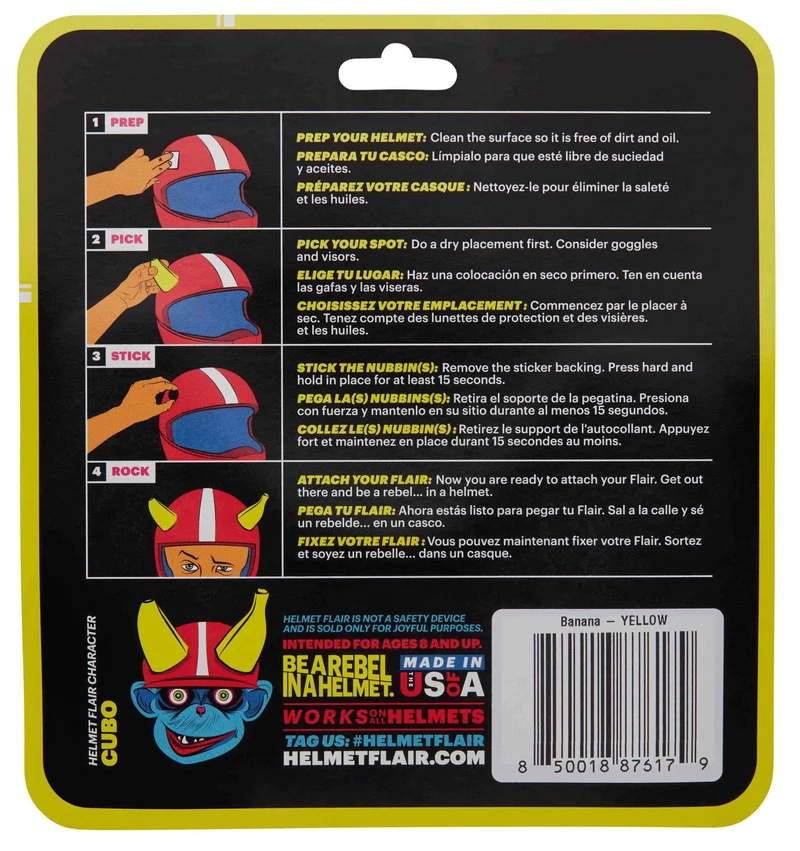 Helmet Flair MagNeatOhz: Banana for Helmet