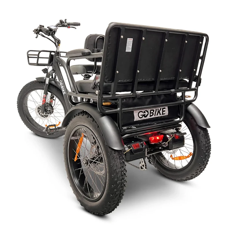 FORTE Electric Tricycle with Rear Seat by ElectricGOBIKE