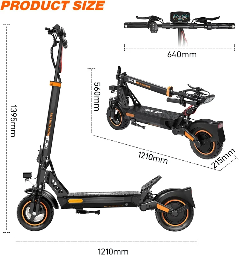 RCB Offroad E-Scooter D5 Pro Ultra NFC Blinker (ABE)