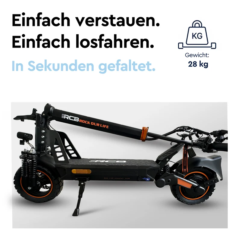 RCB Offroad E-Scooter D5 Ultra NFC Blinker (ABE)
