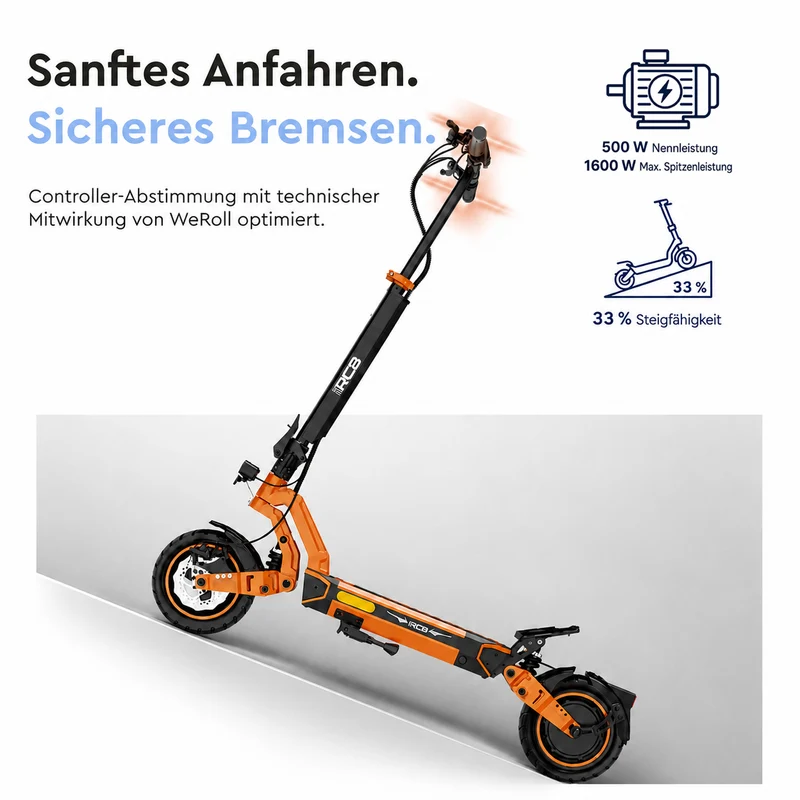 RCB Offroad E‑Scooter D7 PRO Ultra NFC Blinker (ABE)