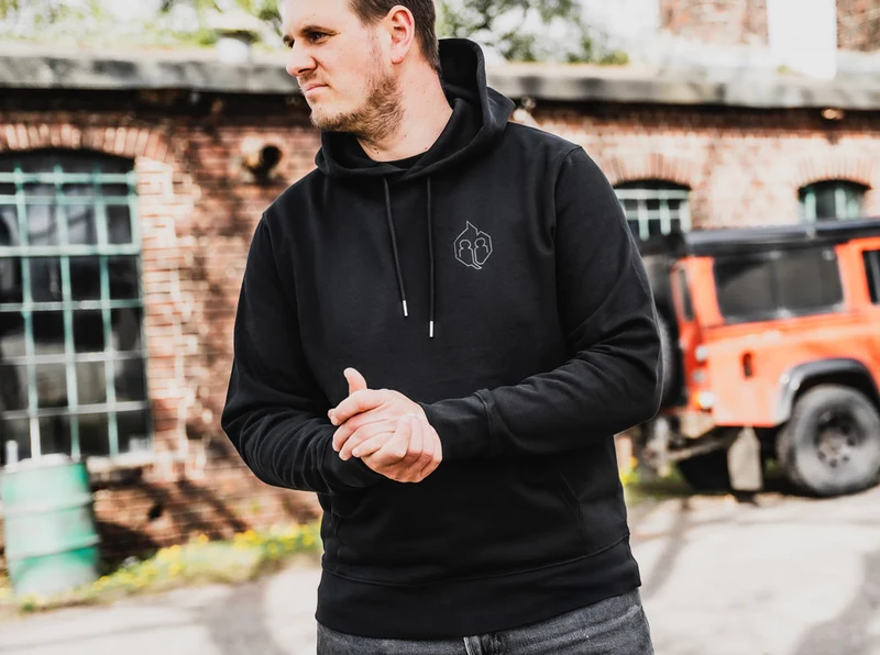 Hoodie Schwarz S