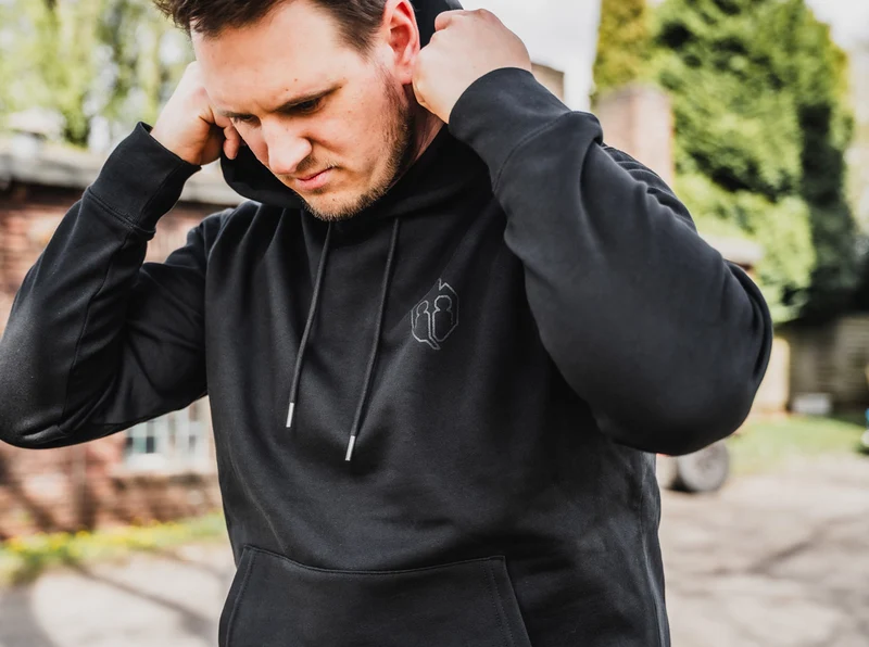 Hoodie Schwarz 3XL