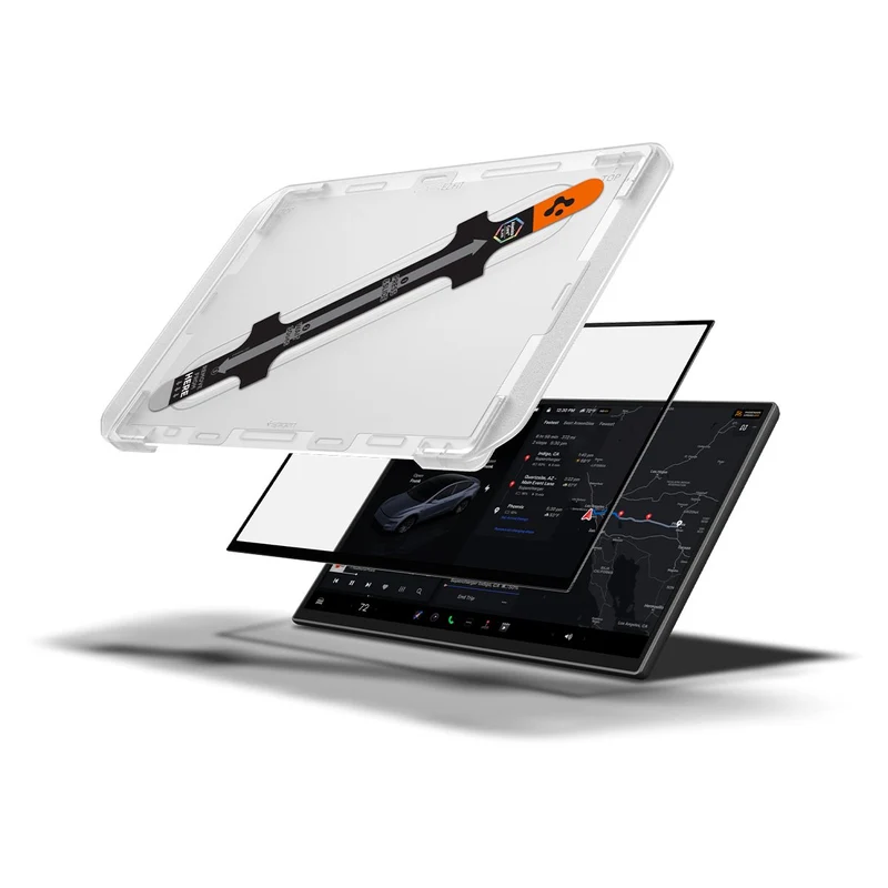 Spigen Displayschutzfolie (Matt/Klar) für das Tesla Model 3 Highland / Model Y Juniper