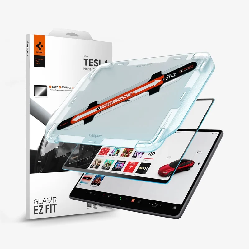 Spigen Displayschutzfolie (Matt/Klar) für das Tesla Model 3 Highland / Model Y Juniper