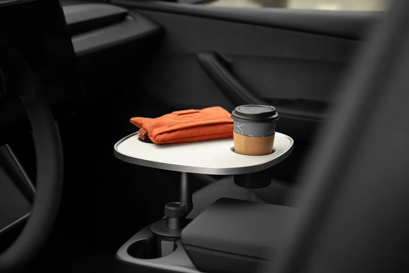 MebaHeart Car Table – Cupholder-Tisch für das Tesla Model 3/Y