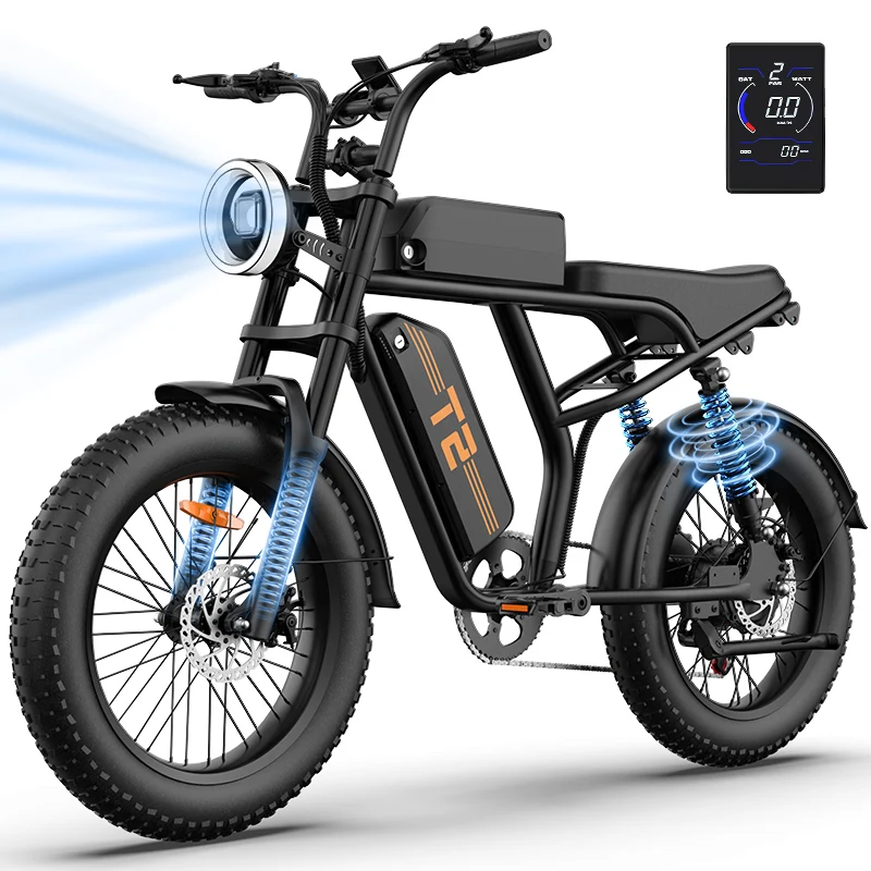 URLIFE T2 20" Off-Road Elektrofahrrad 250W Motor 48V 15.6Ah Batterie
