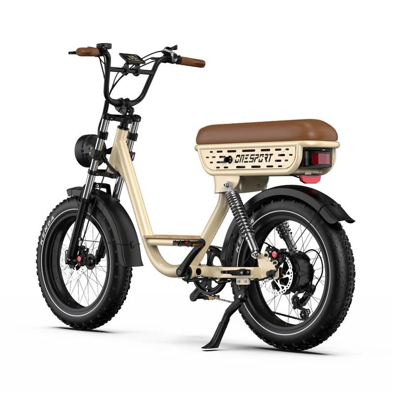 ONESPORT W77 20" Retro-Elektro-Fahrrad 500W Motor 48V 18Ah Batterie